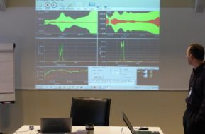 Inertia Technology demonstrated V-Mon 4000 and Inertia Studio at the WiBRATE project meeting
